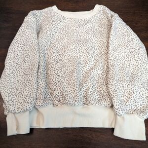Carter's Cropped Pullover, Leopard Print, Size 8A